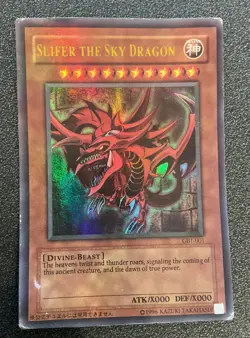 YU-GI-OH! Egyptian God Cards GBI-001 002 003 Ra Slifer Obelisk Set Ultra Rare - Image 5