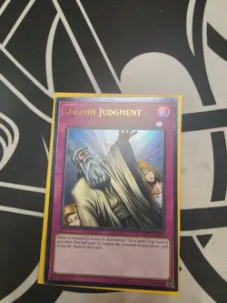 Solemn Judgment (UTR) OP12-EN003 OTS Tournament Pack 12 Unlimited NM - Image 1