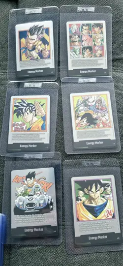 Bandai Dragon Ball Super Card Game Energy Marker 6-Card Lot English E-03+ Cards - Image 1