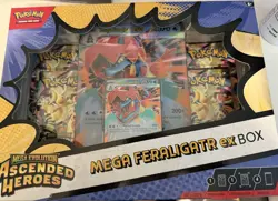 Ascended Heroes Mega Feraligatr ex Box Booster Promo - New & Sealed ✅ - Image 1