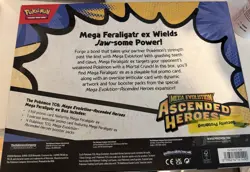 Ascended Heroes Mega Feraligatr ex Box Booster Promo - New & Sealed ✅ - Image 2