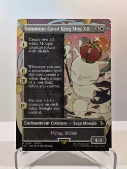 MTG Summon: Good King Mog XII (Borderless) Commander Final Fantasy - Image 1