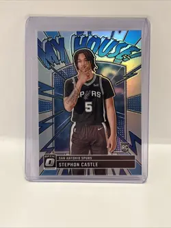 2024-25 Panini Donruss Optic - My House Stephon Castle #16 Holo Prizm (RC) - Image 1