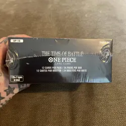 One piece card game TCG OP-16 The Time Of Battle booster box new and sealed - Image 3