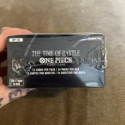 One piece card game TCG OP-16 The Time Of Battle booster box new and sealed - Image 4