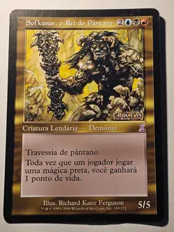 Sol'kanar the Swamp King●Time Spiral●2006●MTG●PORTUGUESE●TIME SHIFTED●LP●057 - Image 1