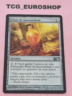 ELIXIR OF IMMORTALITY ● MAGIC 2011 ● PORTUGUESE ● MTG ● LP/NM #C116 - Image 1