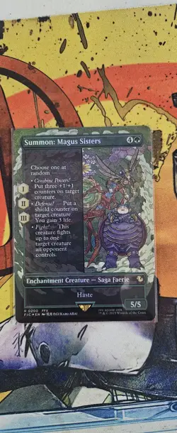 Summon: Magus Sisters (Borderless) Commander: Final Fantasy Foil - Image 1