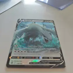 Pokemon Card TCG - Lugia V 138/195 - Silver Tempest - Rare Holo V - NM ⭐ - Image 2