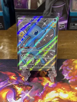 Pokemon TCG: Paldean Fates 216/091 Mew EX Full Art Shiny NM - Image 1