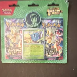 Pokemon TCG Mega Evolution—Ascended Heroes 2-Pack Booster + Promo Erika Tangela - Image 2