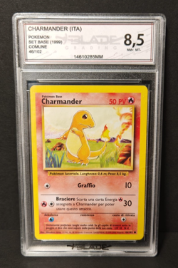 Charmander Set Base 46/102 ITA Blade 8.5 - Carta Pokemon Gradata - Image 1