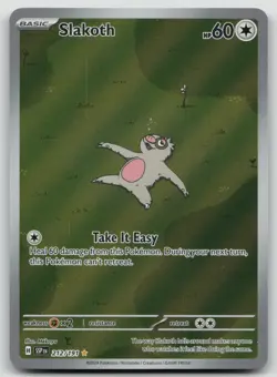Slakoth 212/191 Sv08: Surging Sparks Holo IR Full Art [Pokemon TCG] Near Mint NM - Image 1