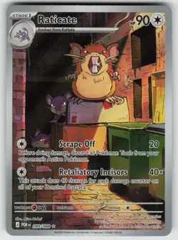 Raticate 099/088 Holo Illustration Rare Perfect Order Pokemon Near Mint - Image 1