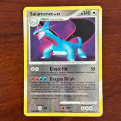 Salamence 18/132 Reverse Holo Rare Secret Wonders Pokemon Card DMG - Image 1
