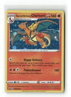 Pokemon TCG Sword & Shield Black Star Promo #SWSH075 Special Delivery Charizard - Image 1