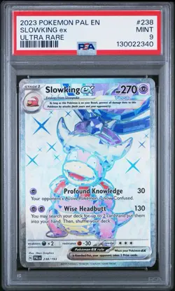 Pokemon Slowking ex 238/193 Sv02: Paldea Evolved Holo PSA 9 - Image 1