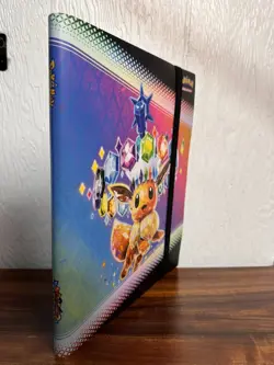 Pokemon Prismatic Evolutions Eevee Binder Collection ***BINDER ONLY*** NEW 2025 - Image 1