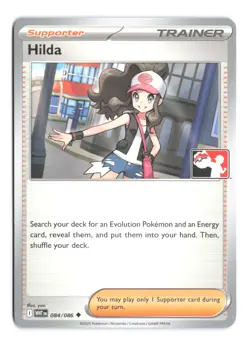 Pokemon Hilda White Flare 084/086 Prize Pack Series 9 - Image 1