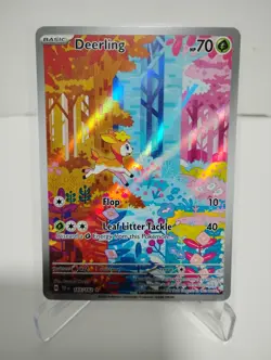 Pokemon TCG Deerling 165/162 SV05: Temporal Forces Holo - Image 2