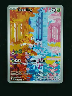 Pokemon TCG Deerling 165/162 SV05: Temporal Forces Holo - Image 3