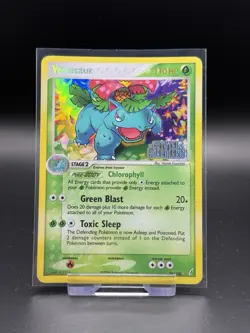 Venusaur 28/100 Reverse Holo Stamped Rare EX Crystal Guardians LP Pokemon Card - Image 1