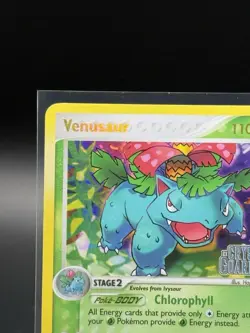 Venusaur 28/100 Reverse Holo Stamped Rare EX Crystal Guardians LP Pokemon Card - Image 3