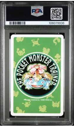 1996 POKEMON GREEN VERSION PLAYING CARDS 088 GRIMER 5 OF SPADES PSA10 - Image 2