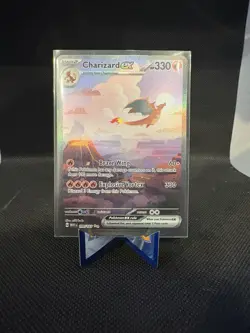 Pokemon Charizard ex 199/165 SV 151 SIR Holo Full Art Near Mint! - Image 2