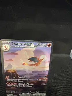 Pokemon Charizard ex 199/165 SV 151 SIR Holo Full Art Near Mint! - Image 5