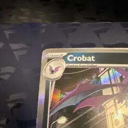 Pokemon TCG Crobat 076 Chaos Rising Rare Holo EN 130 HP 2026 Stage 2 - Image 2