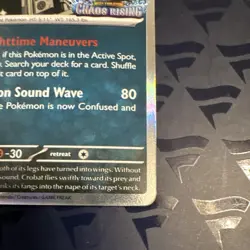 Pokemon TCG Crobat 076 Chaos Rising Rare Holo EN 130 HP 2026 Stage 2 - Image 5