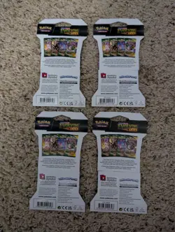 2021 Pokemon SWSH Evolving Skies Sleeved Booster Pack Art Set! *ALL 4 ARTWORKS* - Image 2