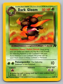 Pokemon TCG Team Rocket Dark Gloom 36/82 - Image 1