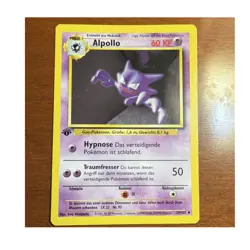 Pokemon Alpollo Base Set 1st Edition Card 29/102 60 HP German Uncommon 1999 - Image 1