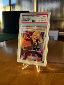 2018 Pokemon PSA 10 Cynthia 148/156 | Ultra Prism | Ultra Rare | GEM MT | EN - Image 3