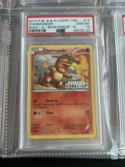 2013 Pokemon B&W Legendary Treas Charmander Build A Bear Workshop 17/113 PSA 10 - Image 3