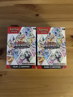 Pokemon Prismatic Evolutions Booster Bundle Lot Of 2 Brand New Factory Sealed - Image 1