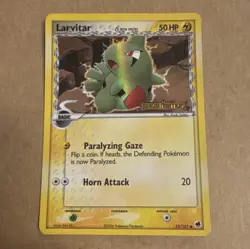 Nintendo Pokemon Larvitar 52/101 EX Dragon Front Delta Reverse Holo 2006 Stamp - Image 1