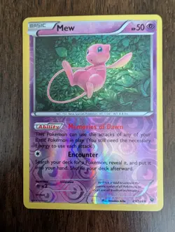 Mew 29/124 Holo Rare Fates Collide Pokemon Reverse Holo NM - Image 1
