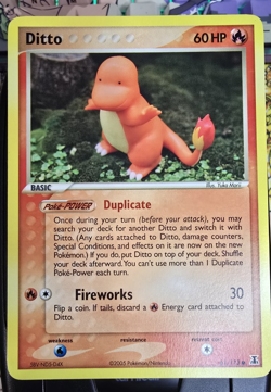 Pokemon Card - Ditto (Charmander) EX Delta Species 61/113 NM - Image 1