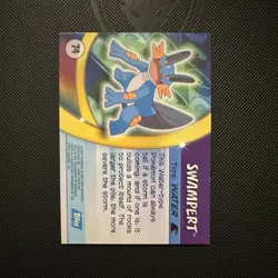 Pokemon TCG Swampert #74 Topps Advanced Challenge Holo ENG 2004 - Image 2