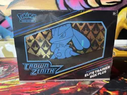 POKEMON CENTER TCG CROWN ZENITH ELITE TRAINER BOX PLUS SEALED BOX - Image 1