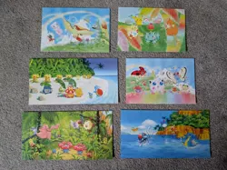 Pokemon Southern Islands 6 X Postcard Set Vintage WOTC 2000 - Image 1
