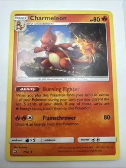 Pokemon Card Charmeleon Dragon Majesty Uncommon 2/70 Near Mint - Image 1