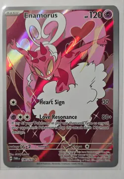 2024 Pokemon Twilight Masquerade Enamorus #180/167 Sv06 Holo - Image 2