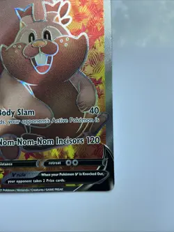 Greedent V (Full Art) 256/264 Swsh08: Fusion Strike Holo Pokemon TCG Full Art - Image 4