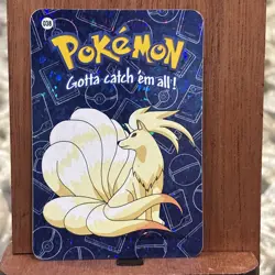 Pokemon TCG - Ninetales 038 - Vending Prism Sticker Card - Holo - Image 1