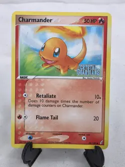 Charmander STAMPED Reverse Holo Crystal Guardians 48/100 Pokemon TCG - Image 1