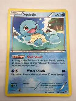 Pokemon Card Squirtle Boundaries Crossed Common 29/149 Near Mint - Image 1